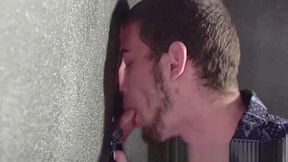 Glory hole cock sucking leads the dudes to have a hard fuck