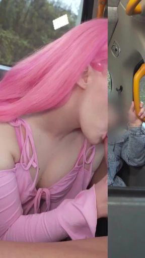 Captivating moment from &quot;Fake Taxi - Pink haired wonder fucker gets her pussy CREAMPIED&quot;