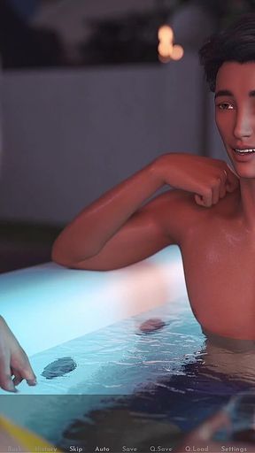 Awam Sophia Real Fuck - How Far Will Sophia Go with Sam? Part 1: From the Party to the Backyard Jacuzzi