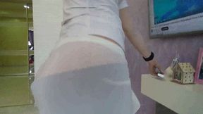 dancing in leggings and skirt pt 2