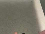 Back at it again wanking at work had big cumshot on the wall