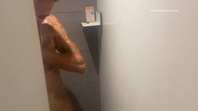gay cruising in the gym shower with cumshots