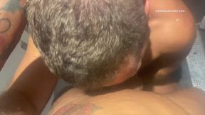 gay cruising in the gym shower with cumshots