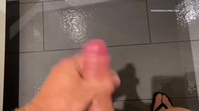 gay cruising in the gym shower with cumshots