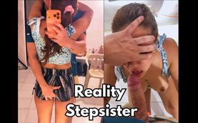 Hot Hugs and Kisses From My 18 Year Old Stepsister Made My Cok Hard as I Touched Her Big Ass and Had Sex with Her