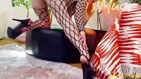 Anna Claire Clouds works hefty cock and gives deepthroat