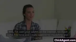 glasses casting female pussylicked by european sweetie