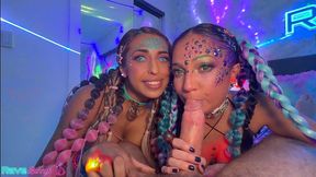 brian omally pounds luna colombiana doggy as mira spreads her cheeks!
