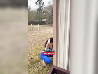 I was just trying to tie my shoes real quick… ????