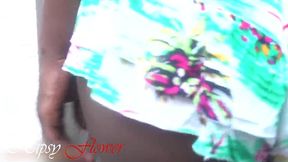 big booty girl twerking and masturbating cock - full video