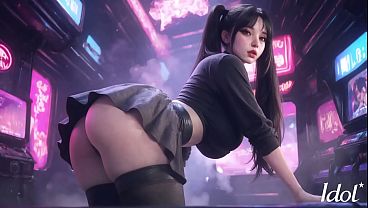 Japanese Idol Slut Bouncing While Getting Creampied by Manager After Concert.[AI]