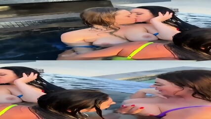 [4K] Swimming pool with Mia Malkova, Sophie Dee, Angela White, Francia James