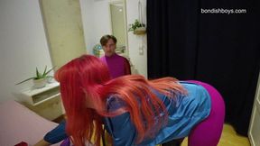 PANTYHOSEBONDAGE & FOOTJOB EXPERT LUCIA IN ACTION