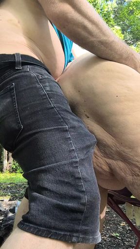 Dark Stranger Catches Her Dry Humping Her Ass Then Fucking Really Fast