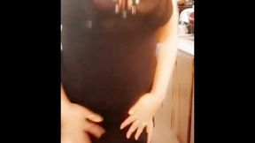 Tattooed slutwife Babs rides cock in sexy striptease
