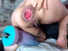 Sexy lesbo amateur milfs toying each other