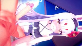 Cum-filled fantasies with Shimakaze, Azur Lane anime's hottest warship buxom babes.