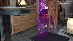 behind the scenes of big tits milf kim golden gets creampied