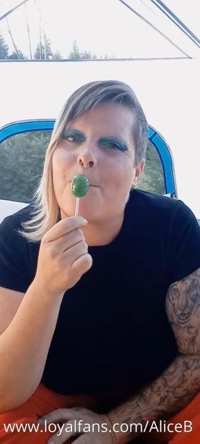 Seductive licking
