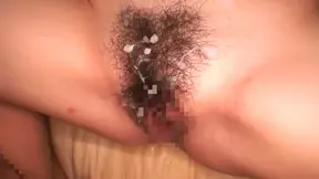 Teen Babe Riona Minami&#180;s Hairy Pussy Gets A Creampie 5