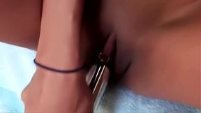 mya mason masturbates outdoors with dildo