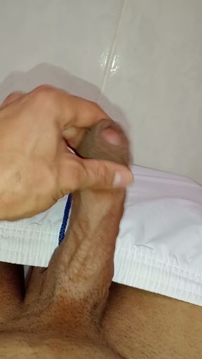 big and Venezuelan penis, intense masturbation, close-up, I'm your bitch, submissive, hard,   Clip 1