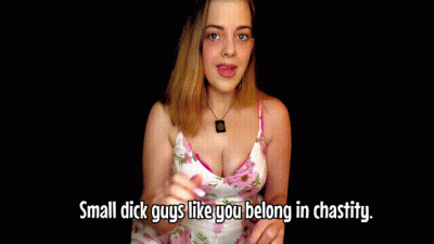 CHASTITY REQUIRED FOR ALL SMALL DICK LOSERS! Cuckold Cuck Beta