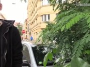 CZECH HUNTER 365 -  Blonde Twink Picked Up From The Metro For A Quick Fuck