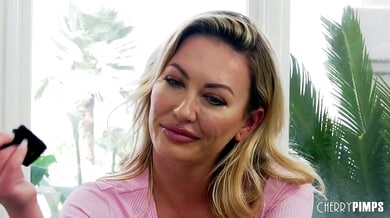 Adira Allure slowly penetrates Joel Someone with a strapon in a tender, intimate moment