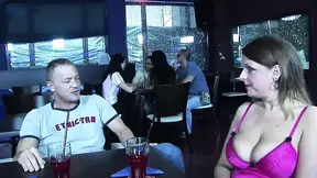 HOT MOM with huge natural boobs loves huge shaft in her mouth and box