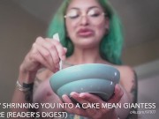 Mean Giantess Makes YOU a Cake Vore