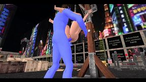 the alien pt. 2 - 3d slut rails big blue dick