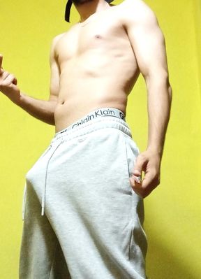 In my free time I masturbate to release my negative energy. Oh, how sexy I am.
