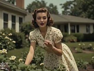 1940's Housewife Dream, Banging My Neighbors Lonely Excited Housewife During the time that Her Spouse Is Away At War (Vintage, Anal, Facial, Flawless Boobs, Undress Tease) -AI Generated