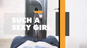 Petite GF slurps your cum and puts on a show