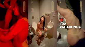 menage no swing: final explosivo com leitada nos meus seios perfeitos pro meu corno ter orgulho de sua rainha hotwife putinha! (completo no sheer) 🤤💦