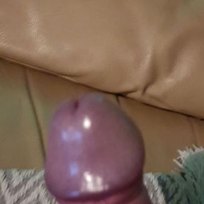 My Friend Is Lying on the Sofa Playing with His Big Cock Before We Play Together