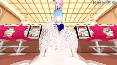 Suisei Sucks Me Off In The Casino Cumshot Game 3D Hentai