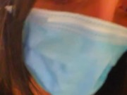 old vid PUBLIC RESTROOM PEE Bad Words Face Mask Pandemic Quarantine Covid COVID-19 Sarcastic Doom