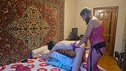 I Fuck My Husband's Ass strapon doggy style and Make Him Understand Who the Slave Is amateur femdom painful Very hard pegging homemade