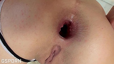 Sexy brunette milf want only hot anal sex to fuck her wet ass hole