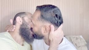 2 HOT MEN KISSING FOR 1 HOUR WITH EXTREME HORNY AND PASSION - BY ADAM BEARD AND TAYLOR FOX - CLIP 1