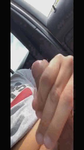 Powerful moment from &quot;German twink jerks off outside in the car on a country road in the forest Twinkboy82&quot;
