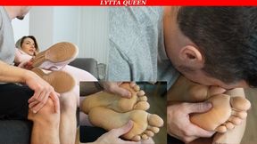 Real life Nurse Goddess Treatment everytime Lytta returns from her shift - FOOT SMELLING - FOOT FETISH - FOOT MASSAGE - FOOT DOMINATION - FOOT SLAVE - SOLES - SOCKS - SMELLY FEET - STINKY FEET - SWEATY FEET - SNEAKERS -