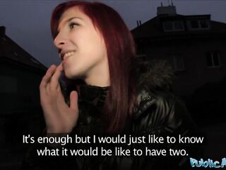 Public Agent - Check out how JUICY her twat is when I slip her pants down