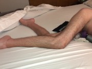 Quadriplegic Leg Spasm Using Anal Toy And Massage Gun