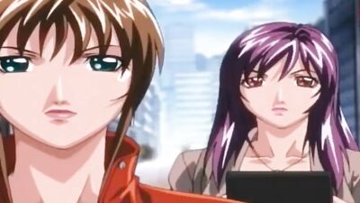 Watch this busty anime babe ride a hard stranger's hard dick with her big tits bouncing!