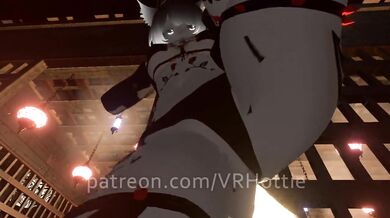 White Haired Stripper Teases POV Blowjob in VRChat