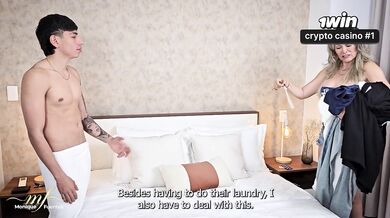 Mature stepmother takes her stepson's virginity to bareback - Monique Fuentes & Esteban Gamboa