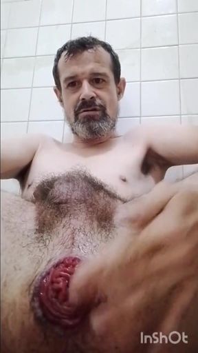 Stepdads Long Juicy Prolapse Session